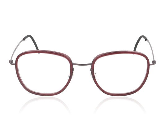 Lindberg 5802 PU14 T850 K26 Ruby Red Glasses - Front