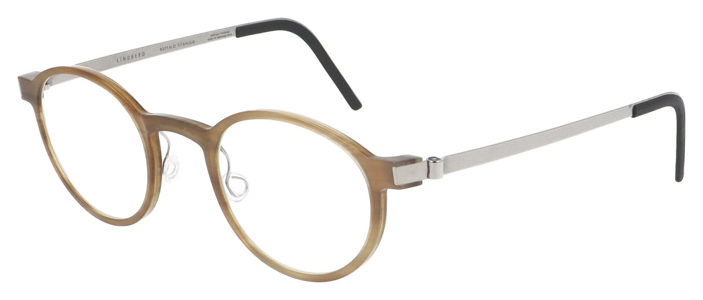 Lindberg buffalo 1823 H16 T207 P10 Brown Mixture Glasses - Angle