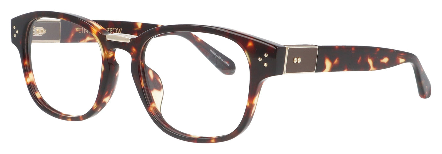 Linda Farrow Carlos C2 Tortoise Glasses - Angle