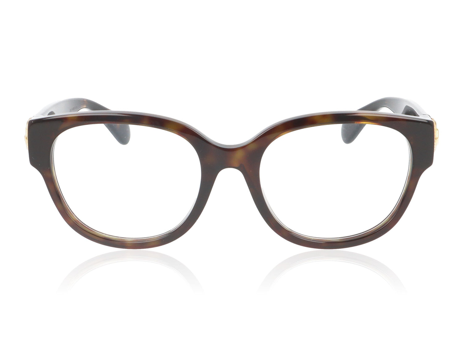 Gucci GG1411O 005 Havana Glasses - Front