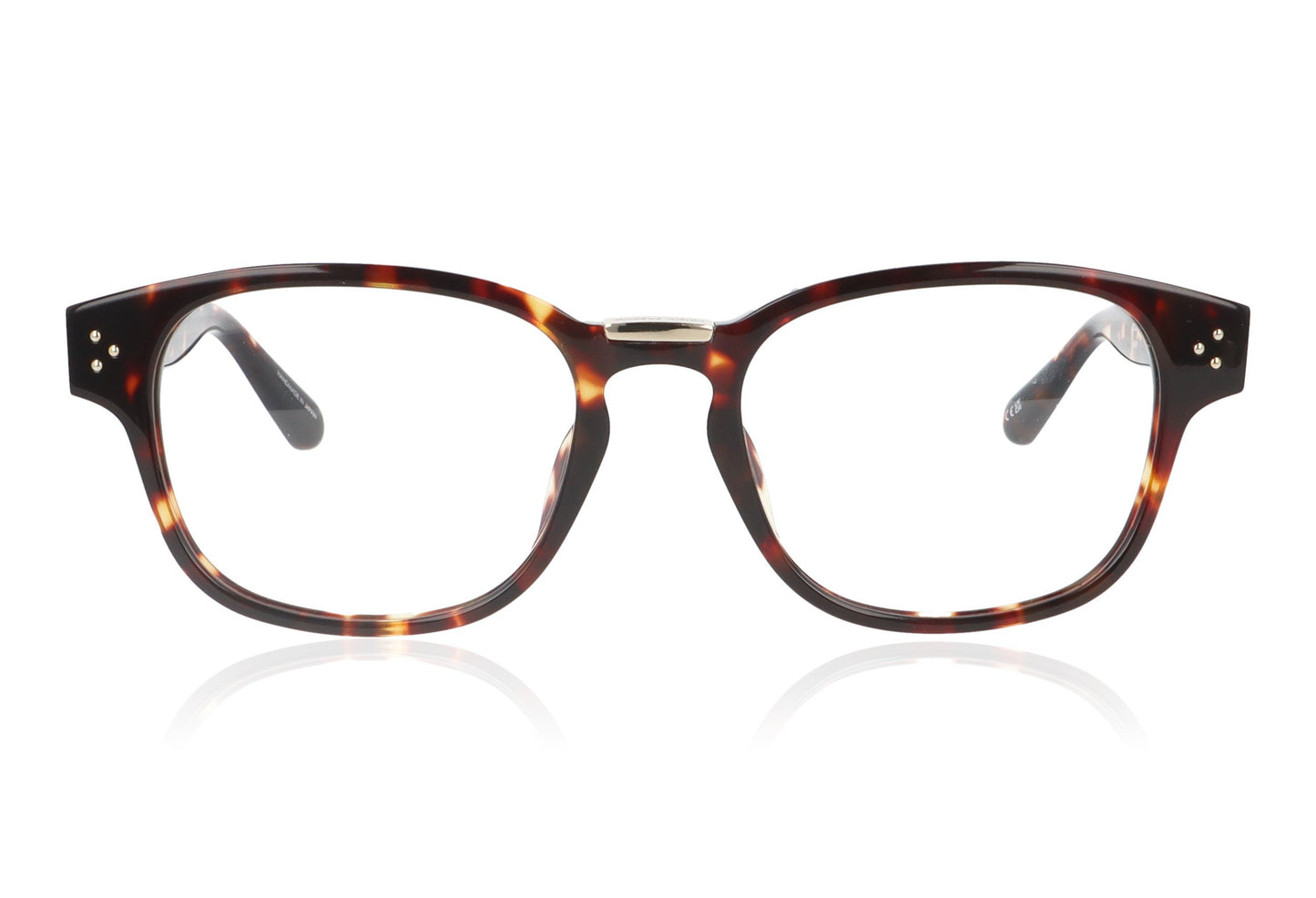 Linda Farrow Carlos C2 Tortoise Glasses - Front