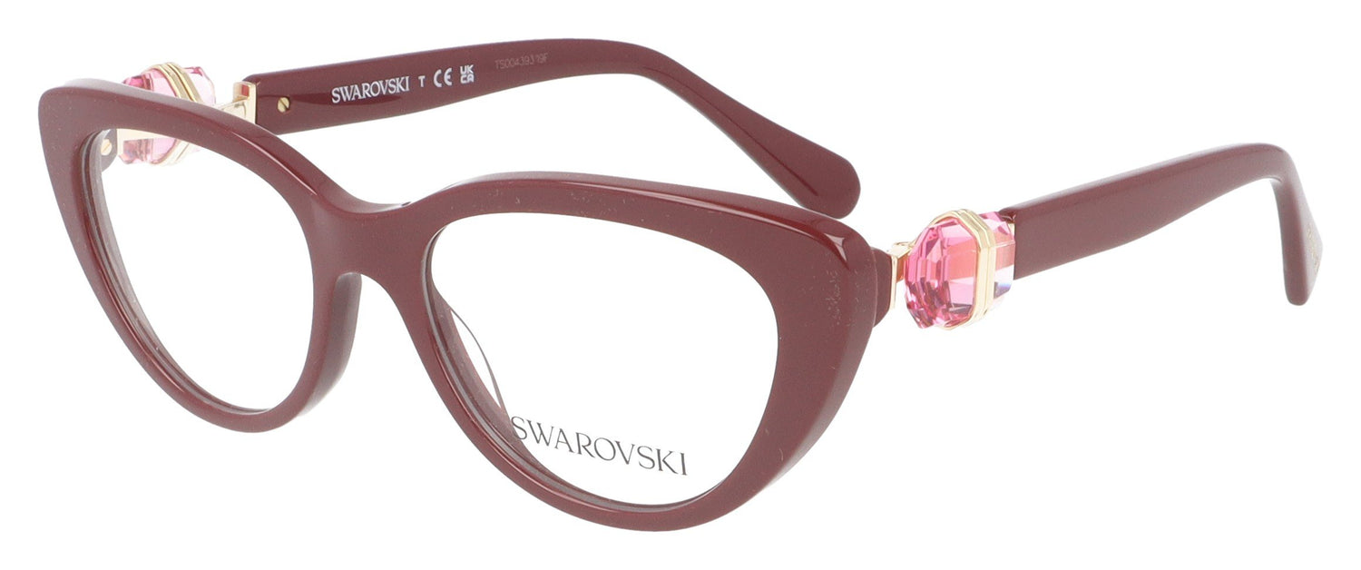 Swarovski SK2005 1008 Red Glasses - Angle