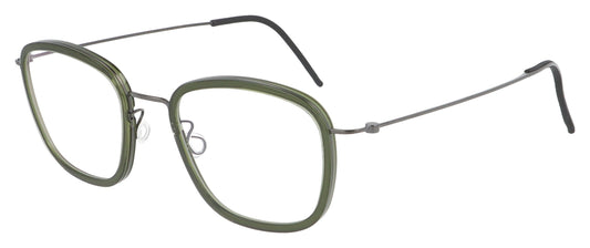 Lindberg 5801 T850 PU9 K175 Green Glasses - Angle