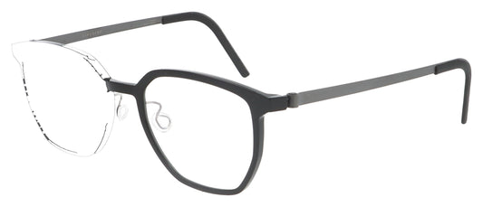 Lindberg Acetanium 1055 AK44 Black Glasses - Angle