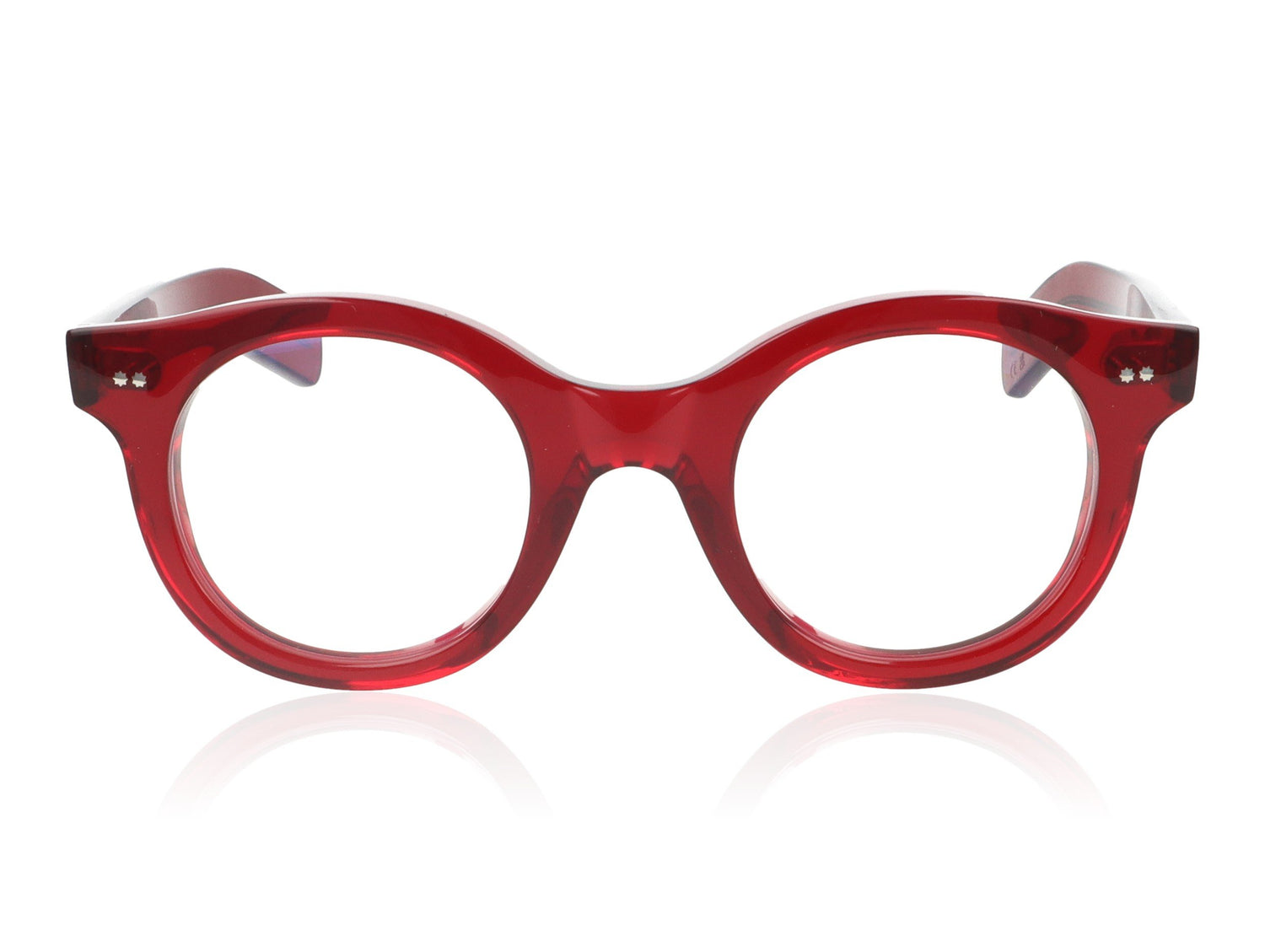 Cutler and Gross 1390 05 Red Glasses - Front