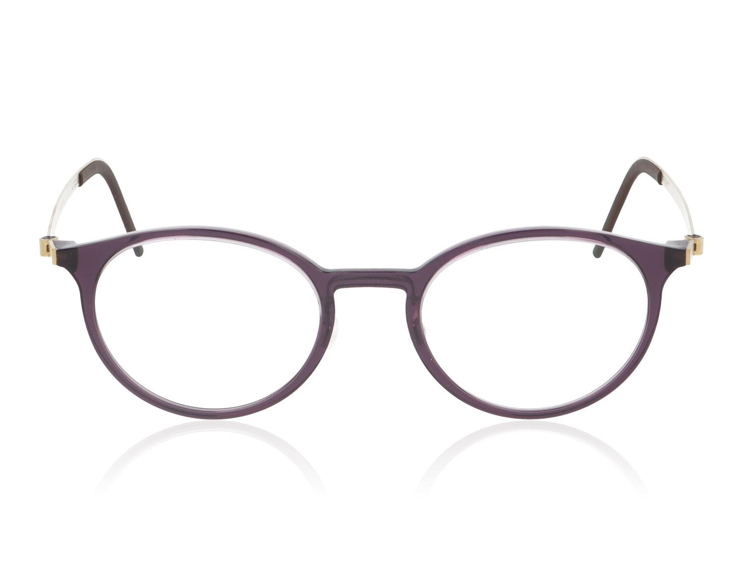 Lindberg 1180 AK63 Purple And Gold Mix Glasses - Front