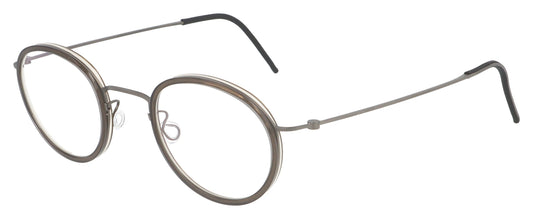 Lindberg 5805 K263 10 Gunmetal Glasses - Angle