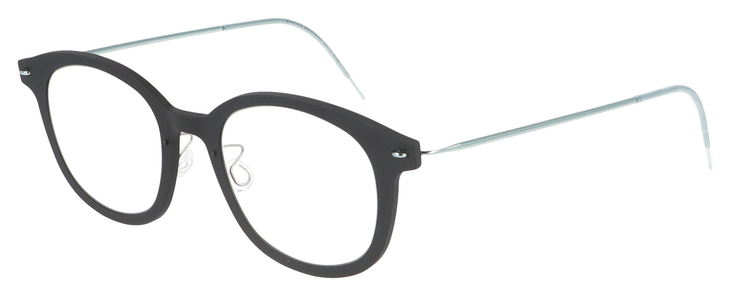 Lindberg n.o.w 6628 T804 D16 P30 Black Glasses - Angle