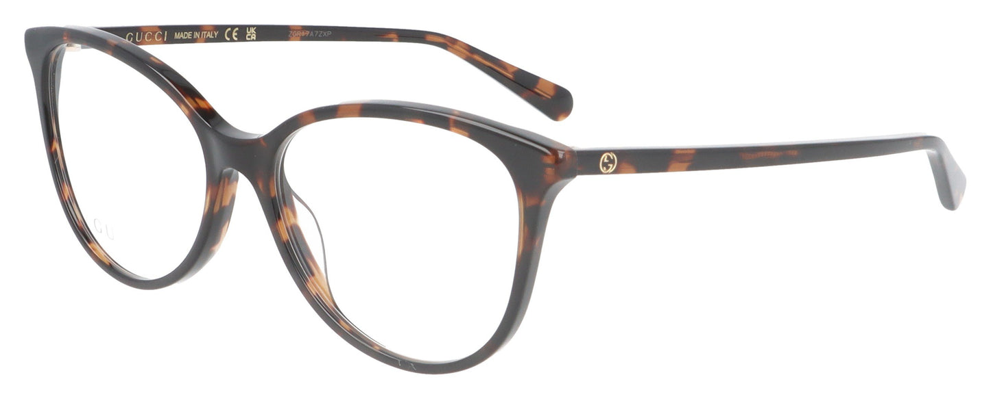 Gucci GG1359O 002 Havana Glasses - Angle