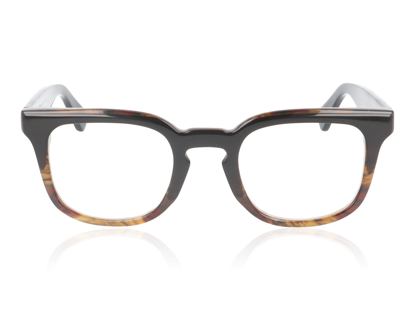 Hoffman Natural Eyewear H334 1492 Brown Tortoise Glasses - Front