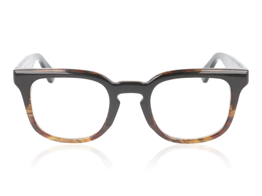 Hoffman Natural Eyewear H334 1492 Brown Tortoise Glasses - Front