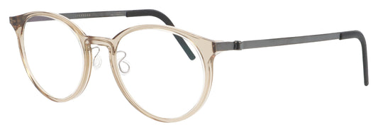 Lindberg 1180 AK29 Brown Crystal Glasses - Angle