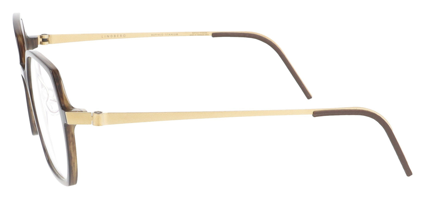 Lindberg buffalo 1861 H18 GT Brown Glasses - Side