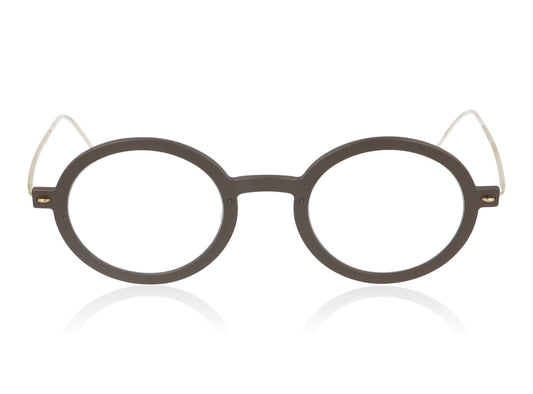 Lindberg n.o.w 6608 T804 D17 Brown Glasses - Front
