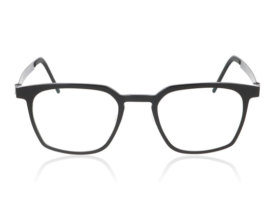 Lindberg 1266 AK62 Black Glasses - Front