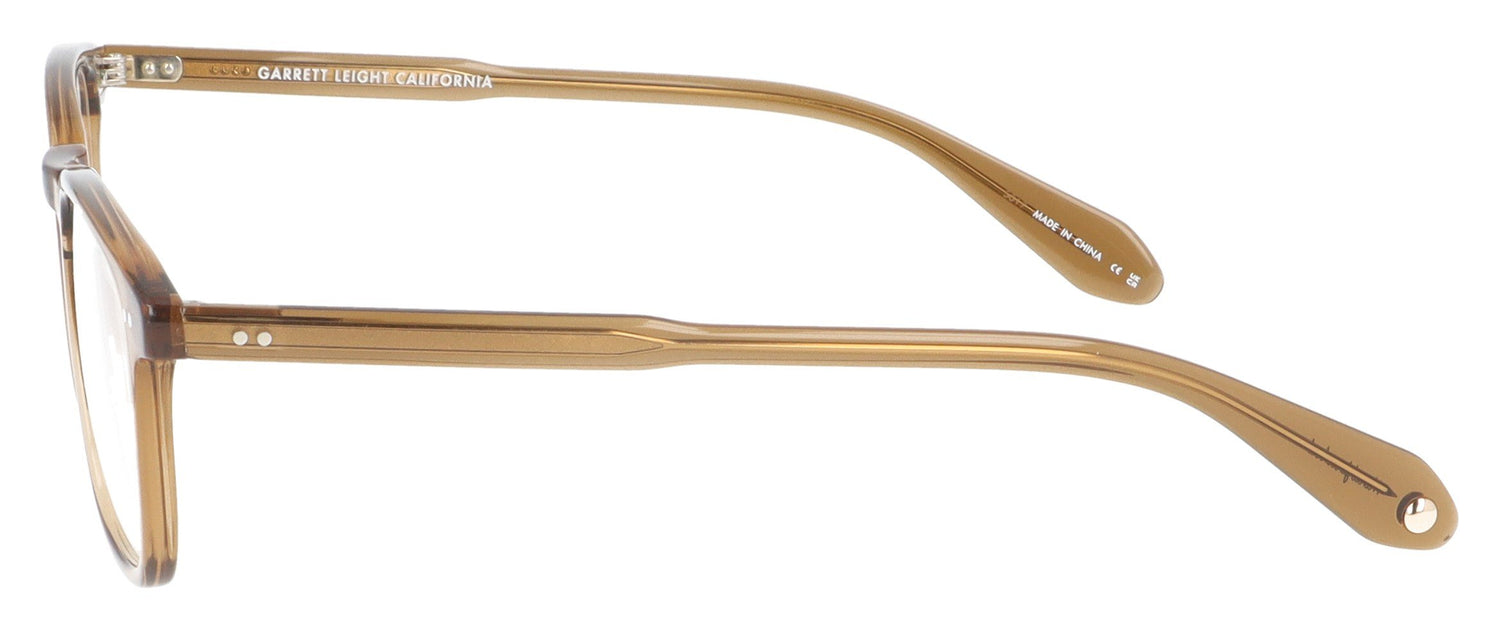 Garrett Leight Howland 1056 C Caramel Glasses - Side