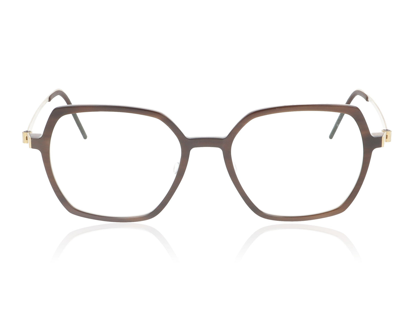 Lindberg buffalo 1861 H18 GT Brown Glasses - Front