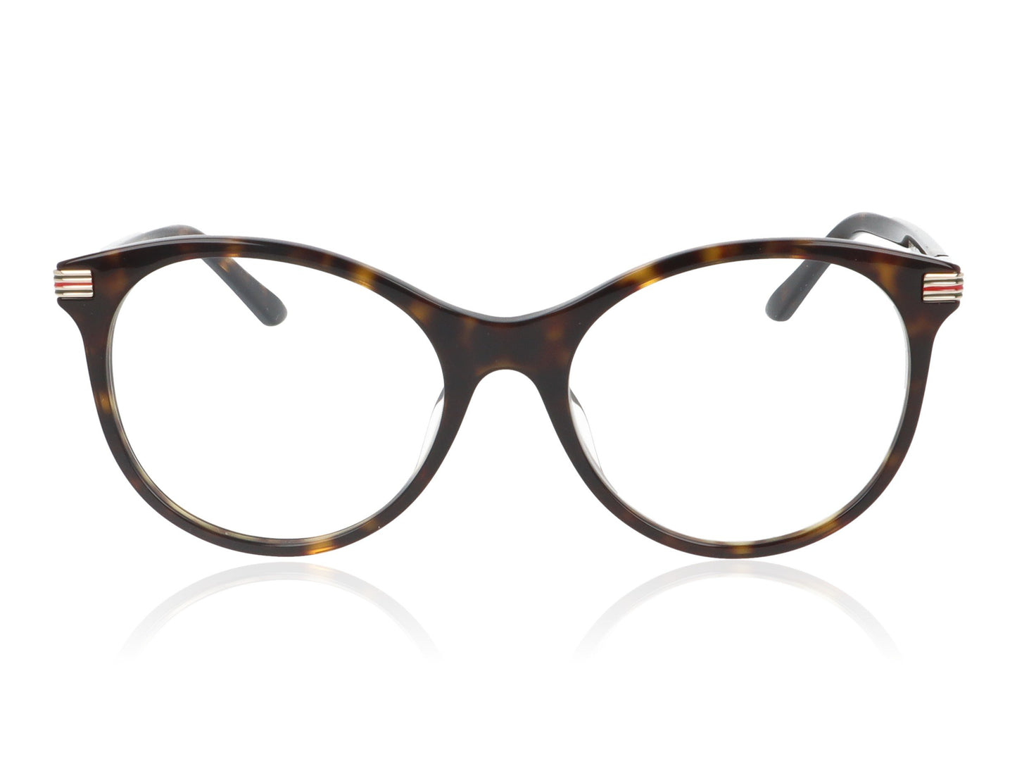 Gucci GG1450O 002 Havana Glasses - Front