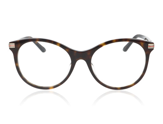 Gucci GG1450O 002 Havana Glasses - Front