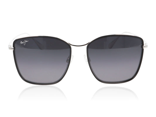 Maui Jim Tiger lily 02 Black and Silver Sunglasses - Front