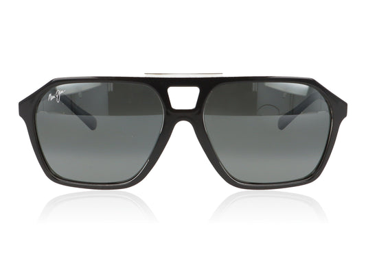 Maui Jim Wedges MJ880 m01 Black Sunglasses - Front