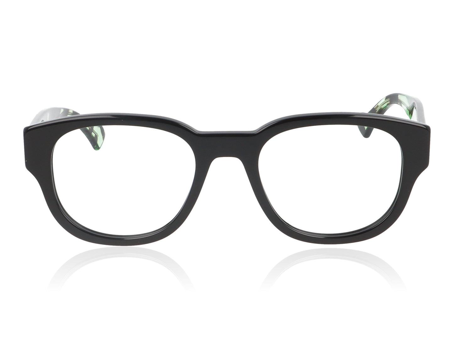 Gucci GG1429O 003 Black and Green Mix Glasses - Front