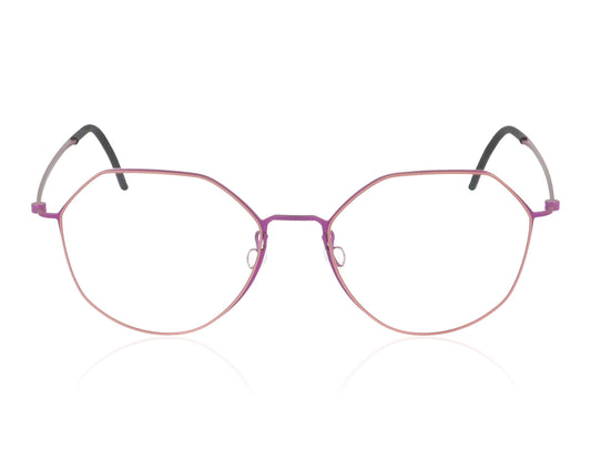 Lindberg 5540 113 GC103 Pink and Purple Glasses - Front