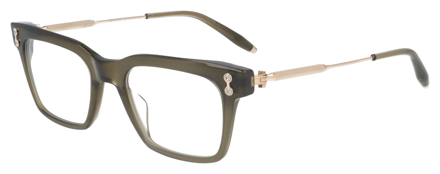 Akoni Kepler OLVGLD Olive Glasses - Angle