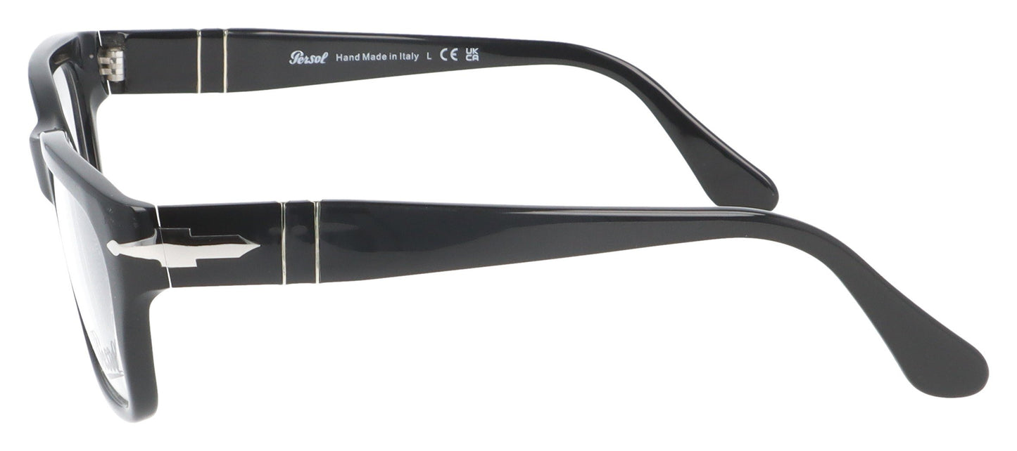 Persol 0PO3301V 95 Black Glasses - Side