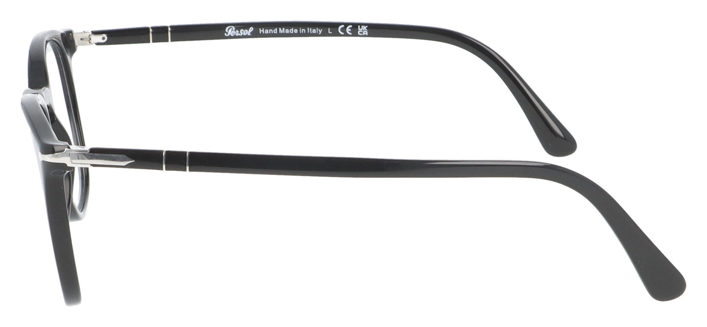 Persol 0PO3318V 95 Black Glasses - Side
