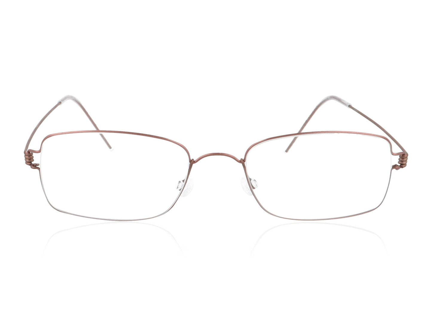 Lindberg Air Rim Alvis U12 Brown Glasses - Front