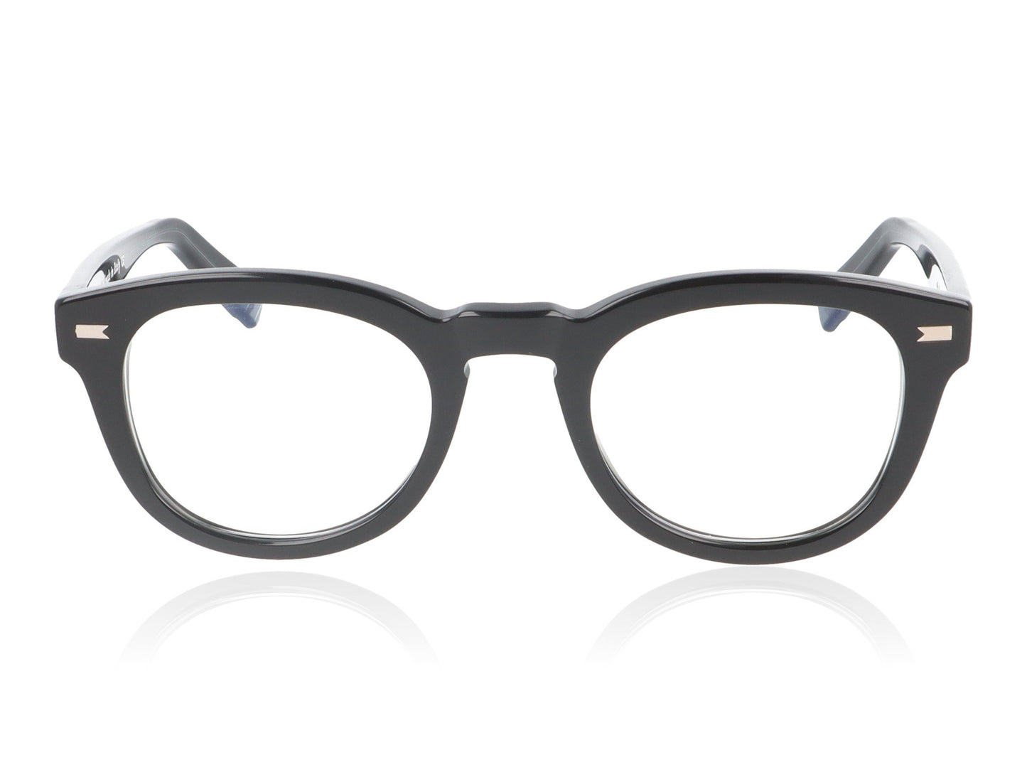 Bobsdrunk Matt 01 Black Glasses - Front