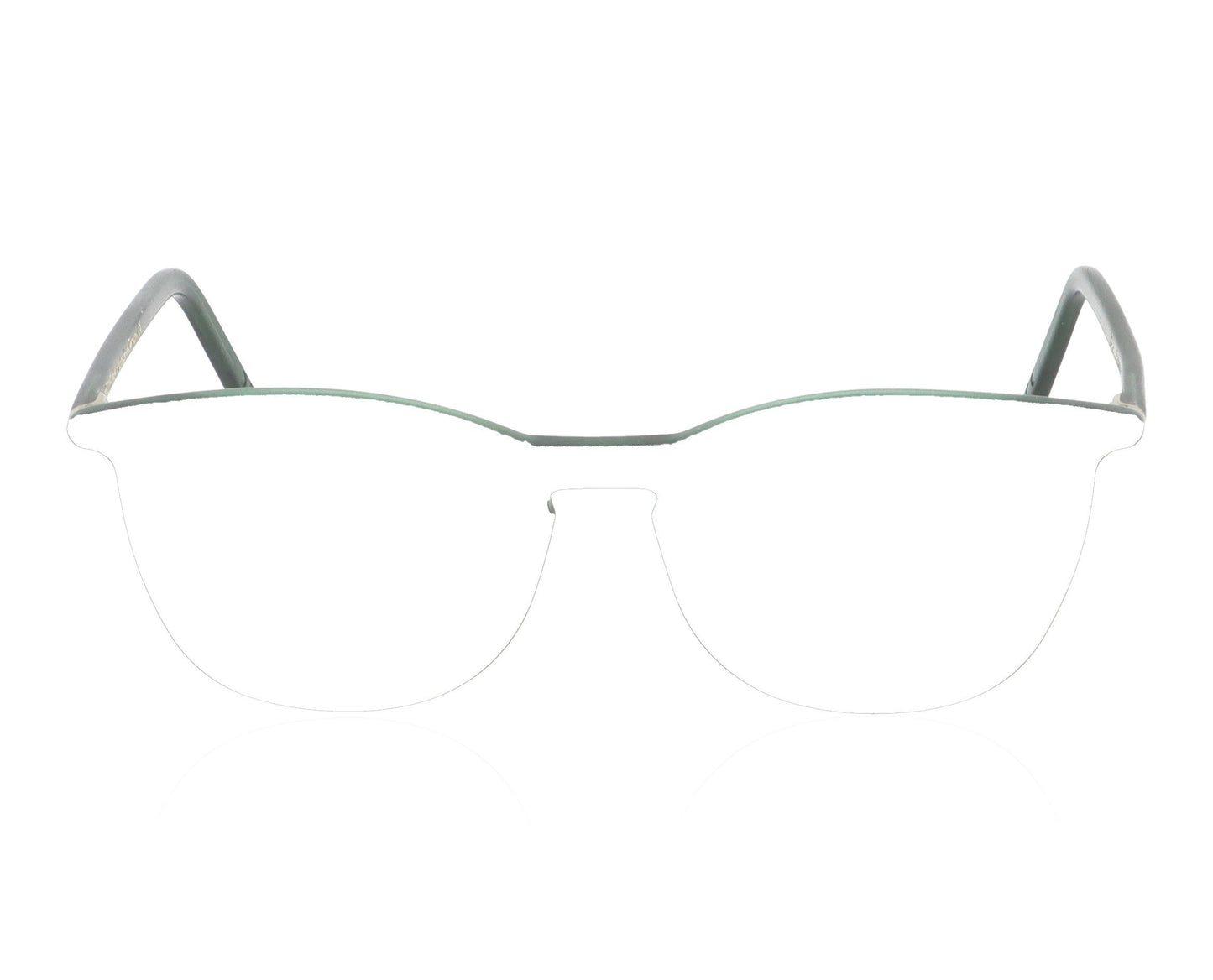 Lunor LU234 56M Green Glasses - Front