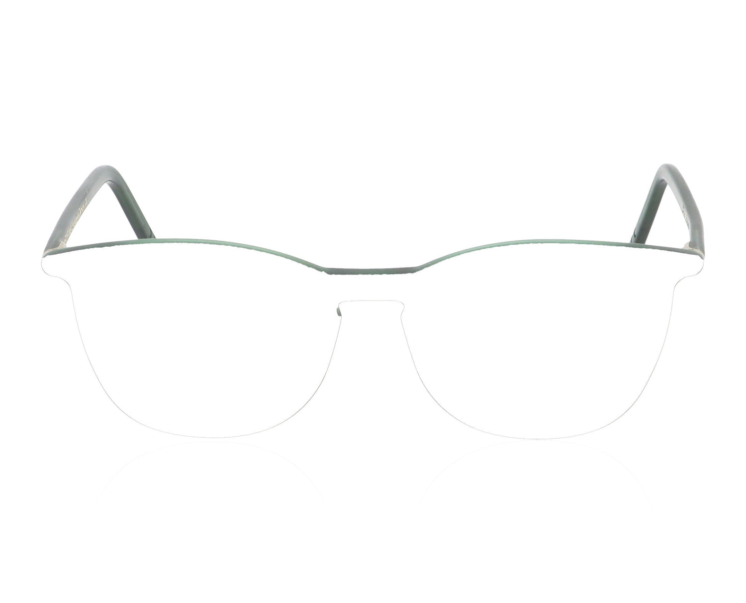 Lunor LU234 56M Green Glasses - Front