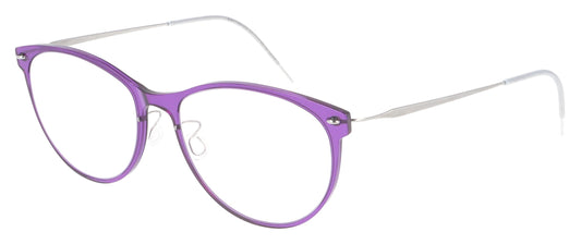 Lindberg n.o.w titanium 6520 C13 P10 Purple Glasses - Angle