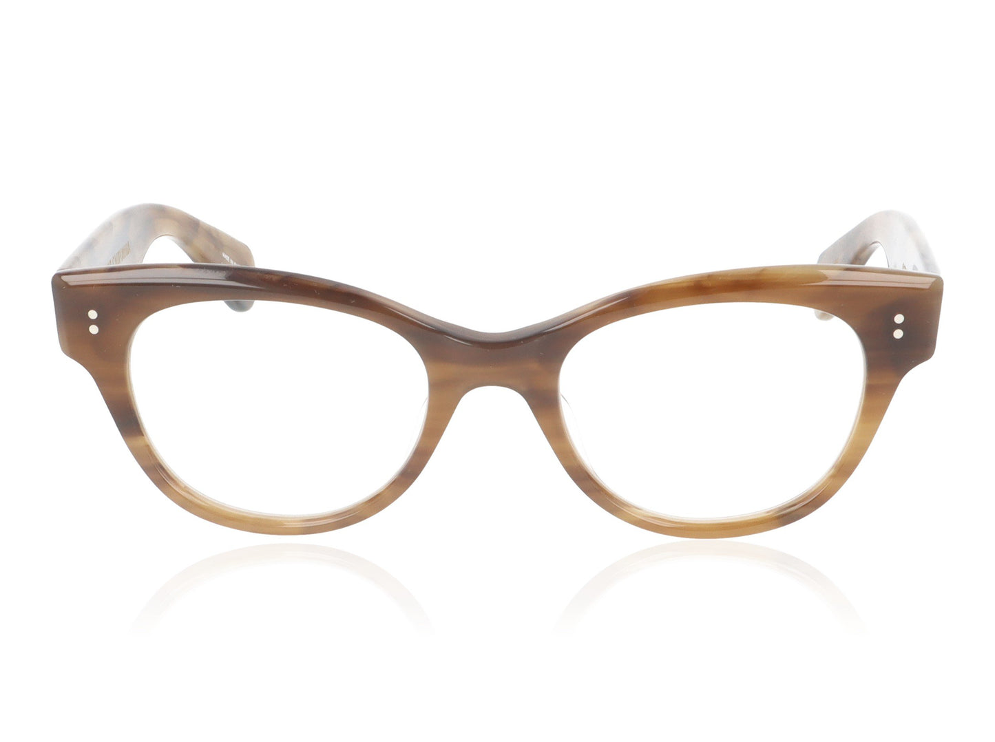 Garrett Leight Octavia MALT Brown Glasses - Front