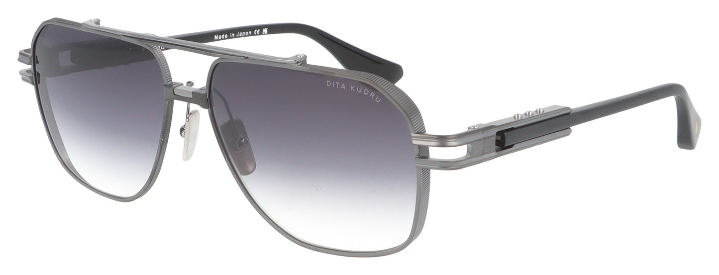 DITA Kudru 02 Grey and Black Sunglasses - Angle
