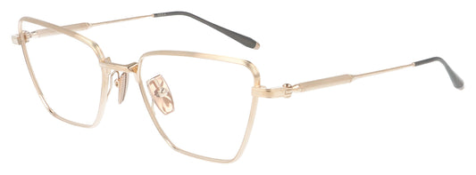 Akoni Vega GLDBLK Gold Glasses - Angle