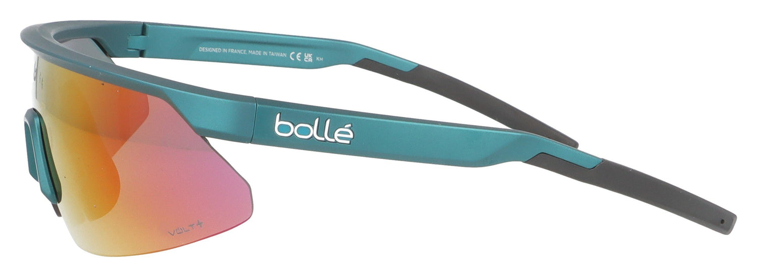 Bollé Micro Edge BS032004 BS032004 Teal Sunglasses - Side