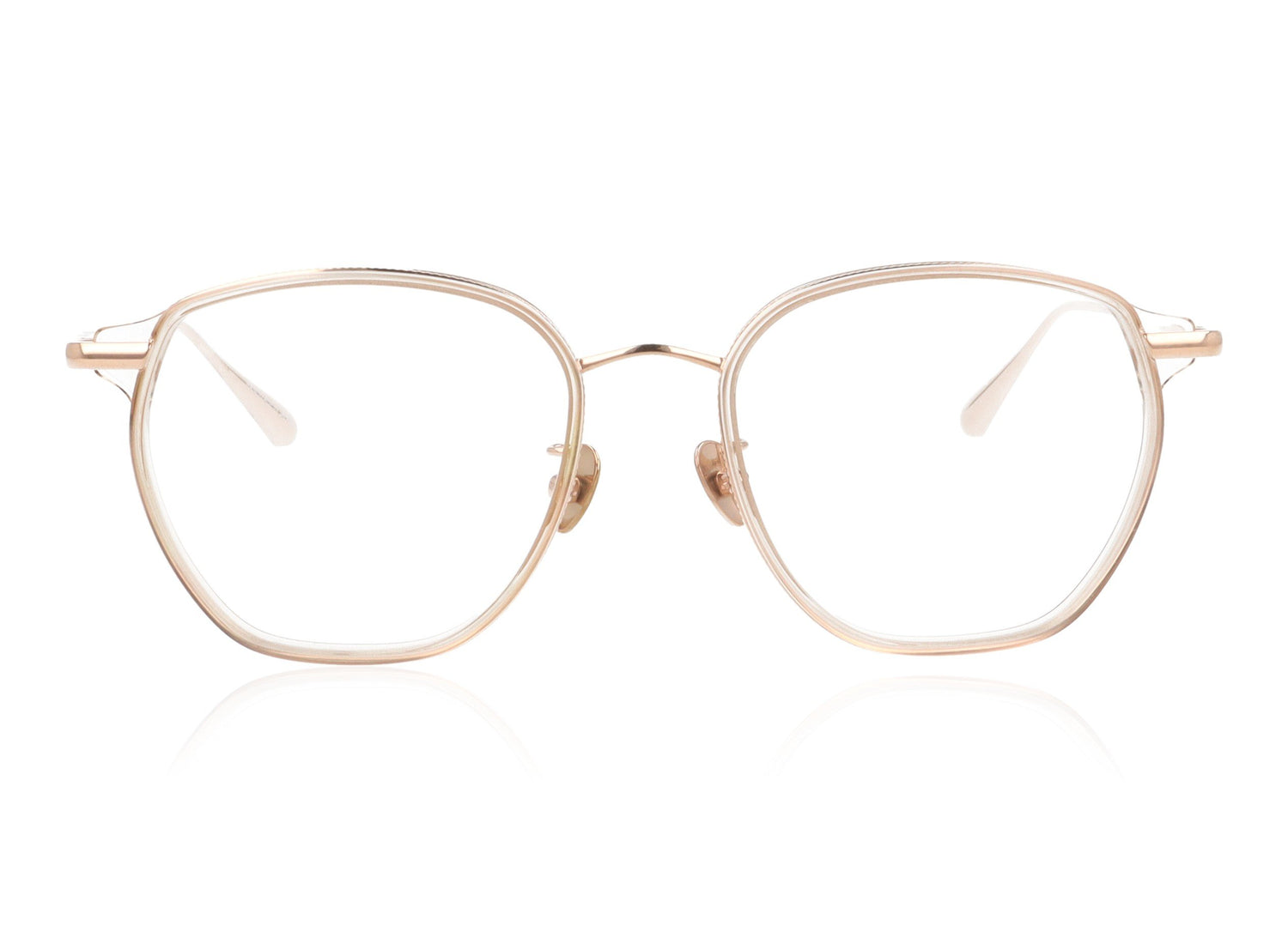 Linda Farrow Danilo C3 Rose Gold Glasses - Front