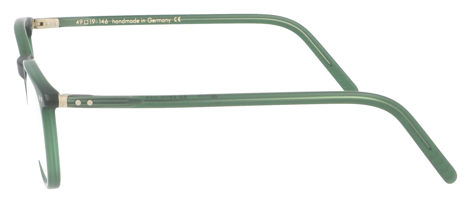 Lunor LU234 56M Green Glasses - Side