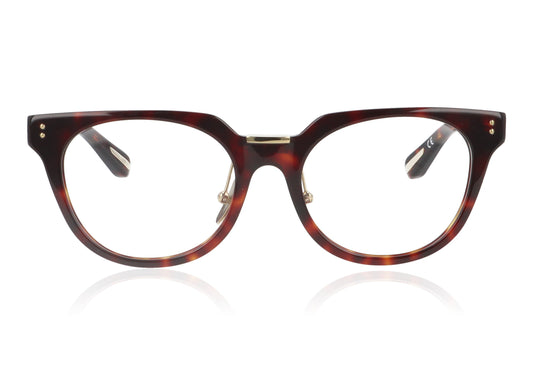 Linda Farrow Delphine C2 Tortoise Glasses - Front