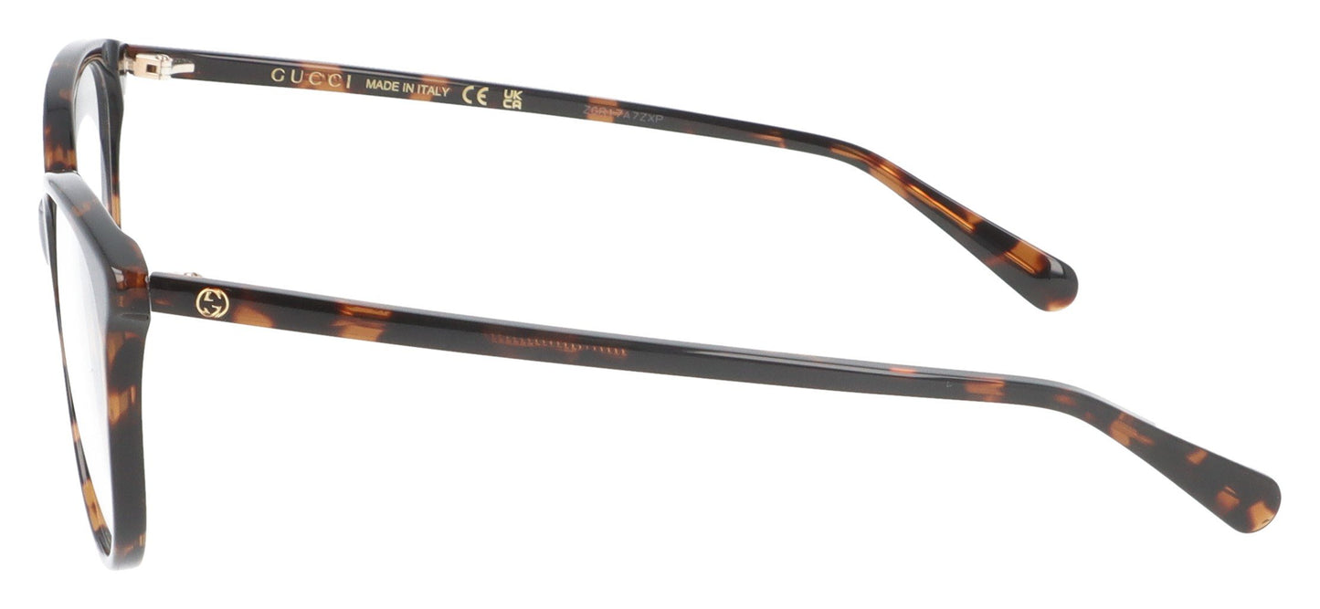 Gucci GG1359O 002 Havana Glasses - Side