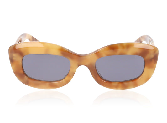 Garrett Leight Delores EMT Tortoise Sunglasses - Front