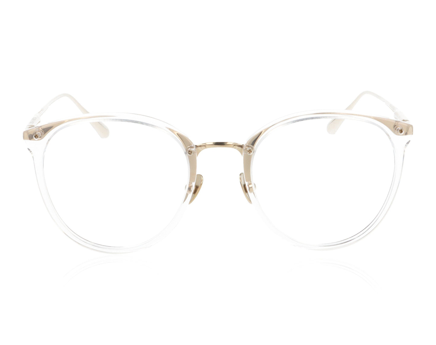 Linda Farrow Calthorpe C77 Gold Glasses - Front