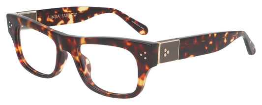 Linda Farrow Falck C5 Tortoise Glasses - Angle
