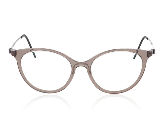 Lindberg 1184 AK64 Grey Transparent Glasses - Front