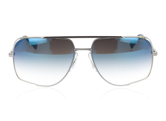 DITA Midnight Special PLD Silver and Blue Sunglasses - Front