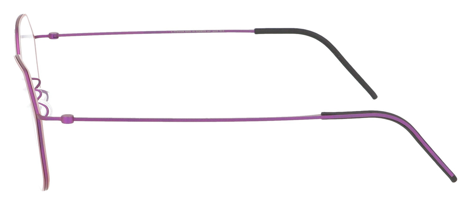 Lindberg 5540 113 GC103 Pink and Purple Glasses - Side