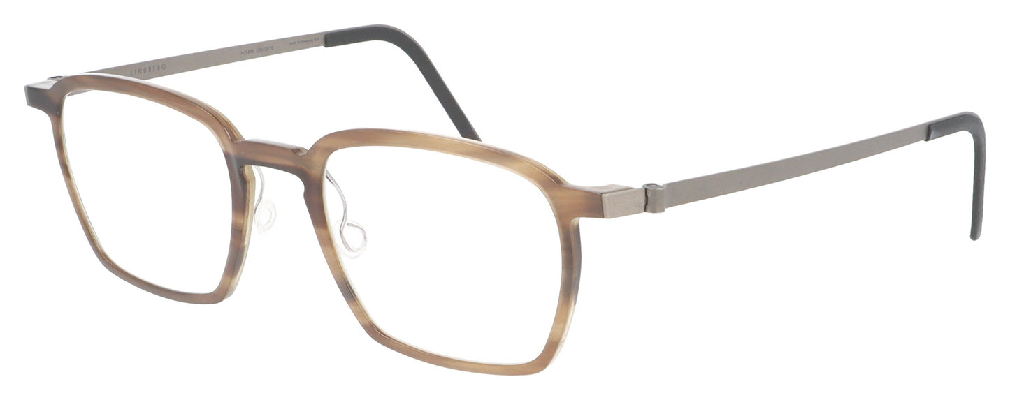Lindberg buffalo 1859 H50 10 Medium Brown Glasses - Angle